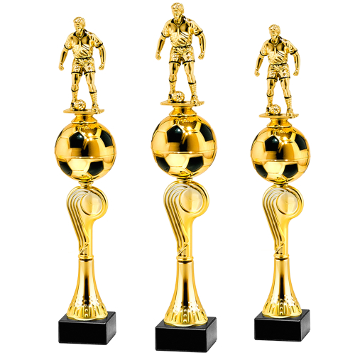 Komplet pucharów PIŁKA NOŻNA 39,5-42  cm